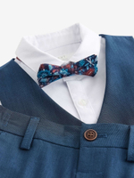 Комплект из четырех предметов для мальчика Next 633-577, Темно-синий, Белый