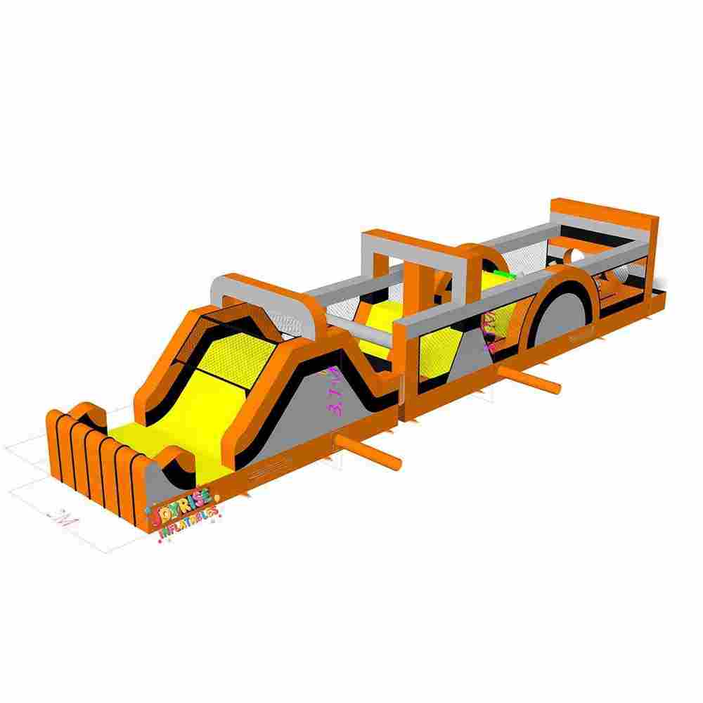 Надувная полоса препятствий для тимбилдинга «Вектор», 16×3×3,1 м