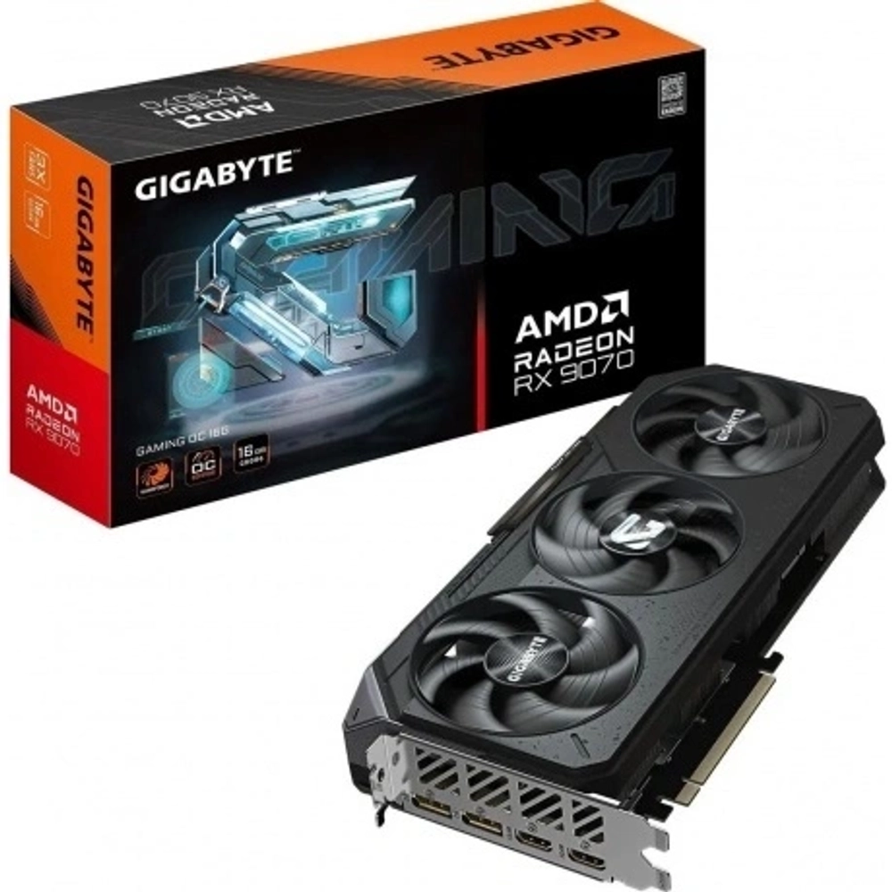 Видеокарта Gigabyte PCI-E AMD Radeon RX 9070 GAMING OC-16GD (GV-R9070GAMING OC-16GD)