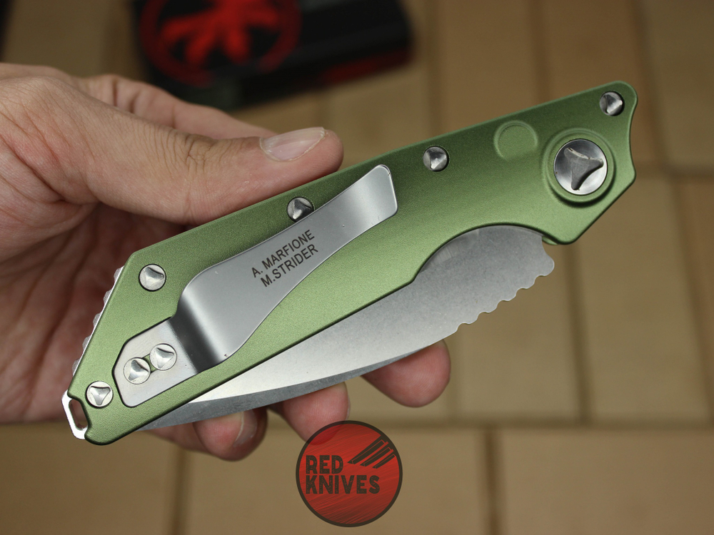 Нож Microtech DOC Green A+++ MT153-1GR