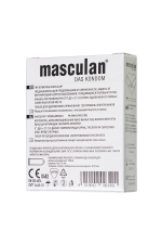 Ультрапрочные презервативы Masculan Ultra Safe Black - 3 шт.