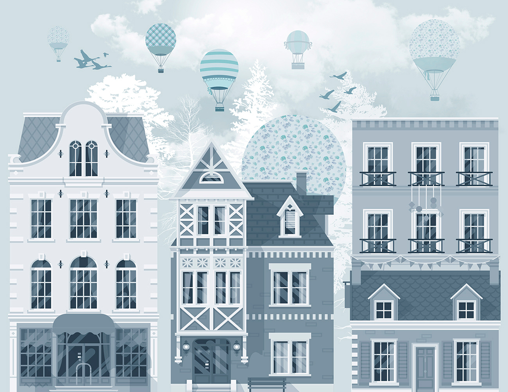 Дизайнерские обои Wall Street BonVoyage