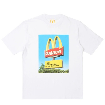 Palace McDonald's Sign White T-Shirt