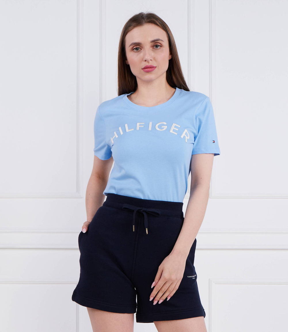 Футболка Tommy Hilfiger - голубой(WW0WW37864)
