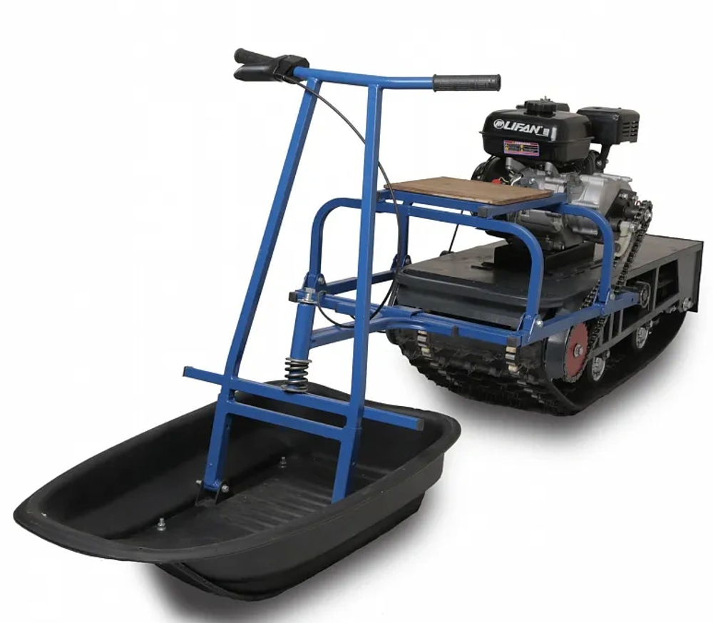 Мотобуксировщик ВЕПС «РИКША» С МОДУЛЕМ «ТОЛКАЧ» 6.5 л.с.