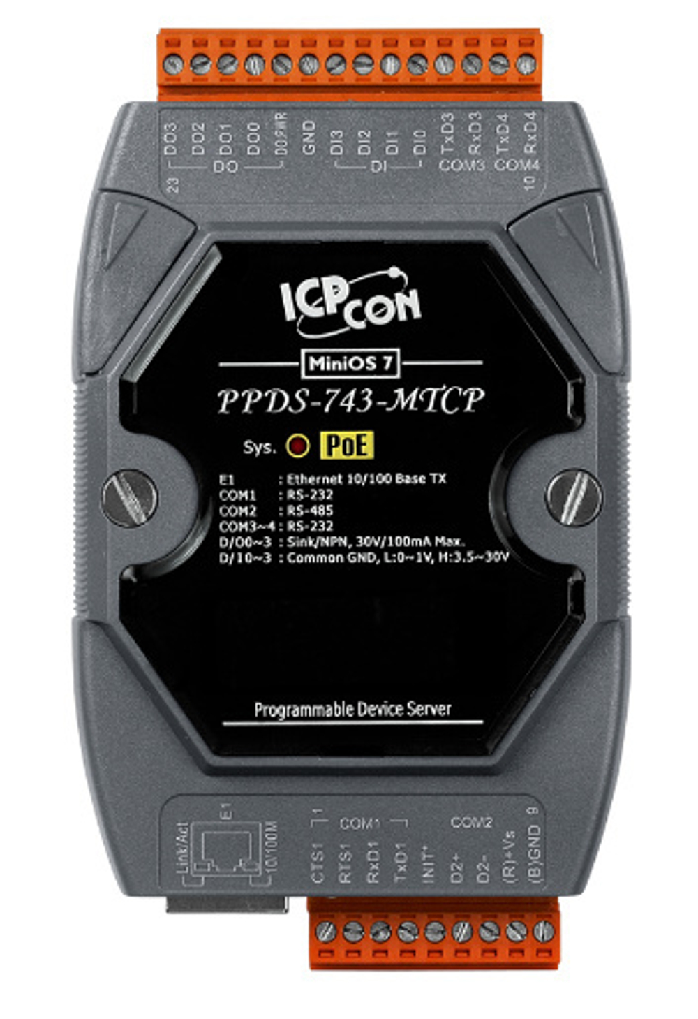 Преобразователь ICP DAS PPDS-743-MTCP CR