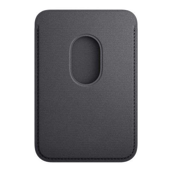 Чехол-бумажник Apple FineWoven MagSafe для iPhone (Black)