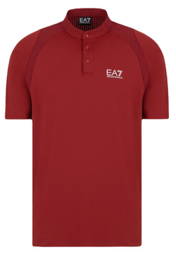 Теннисное поло EA7 Man Jersey - Red