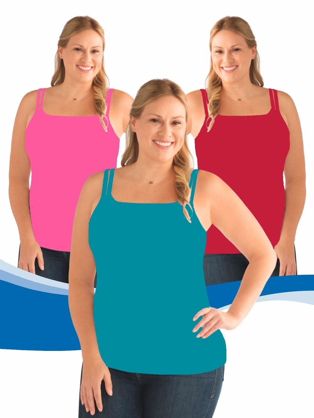 Топ ортопедический со встроенным бюстгальтером Valetta Amoena 48.EU/54.RU красный