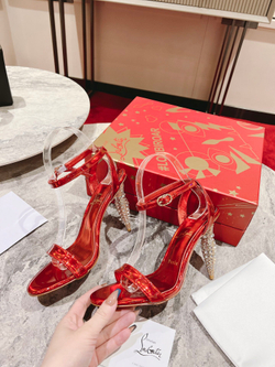 Christian Louboutin Lipstrass Queen 10 cm