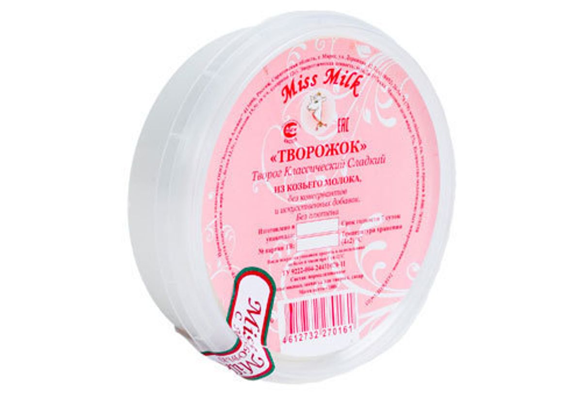 Творожок сладкий из козьего молока, 100г