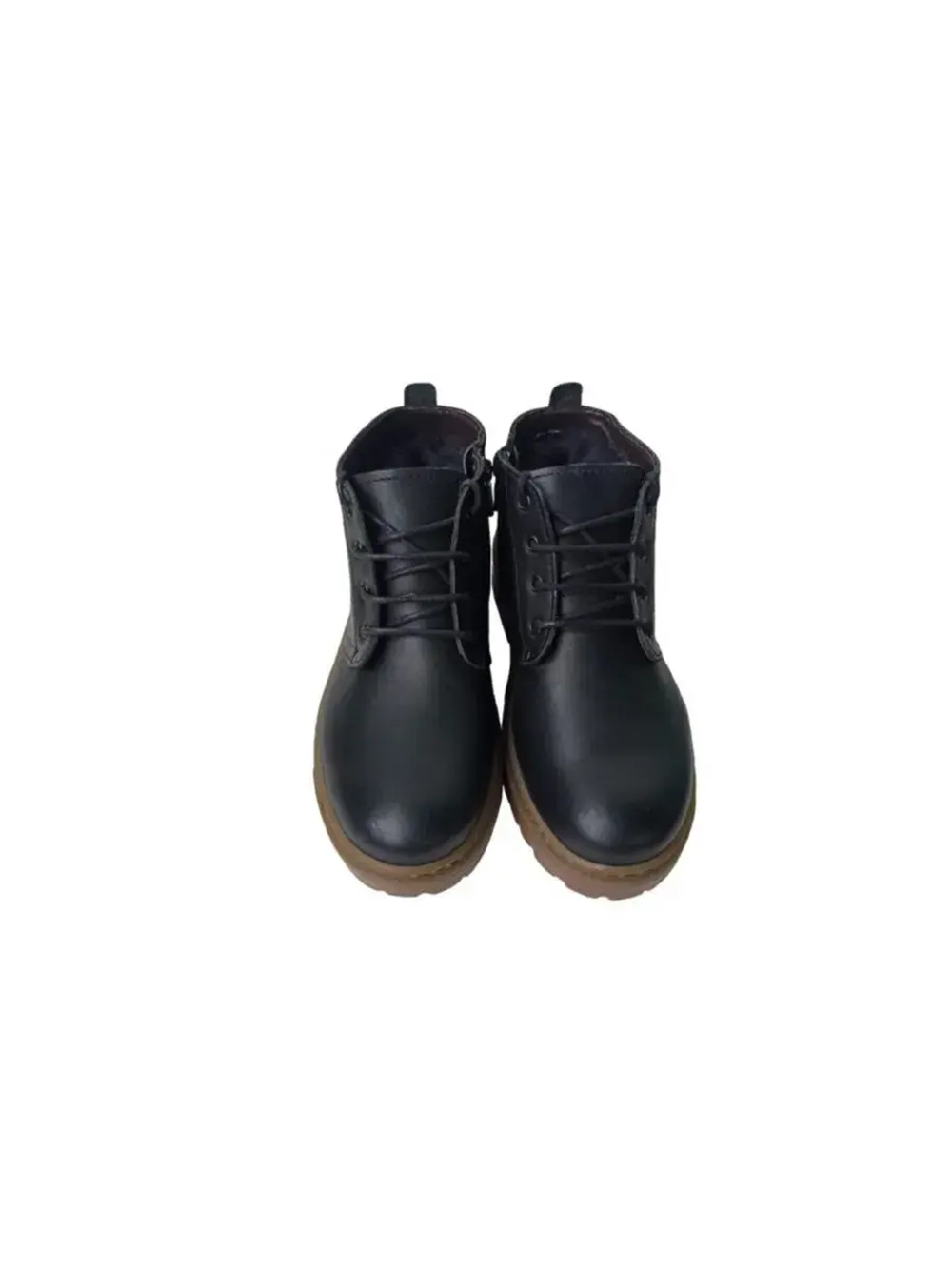 Ботинки из натуральной кожи и меха