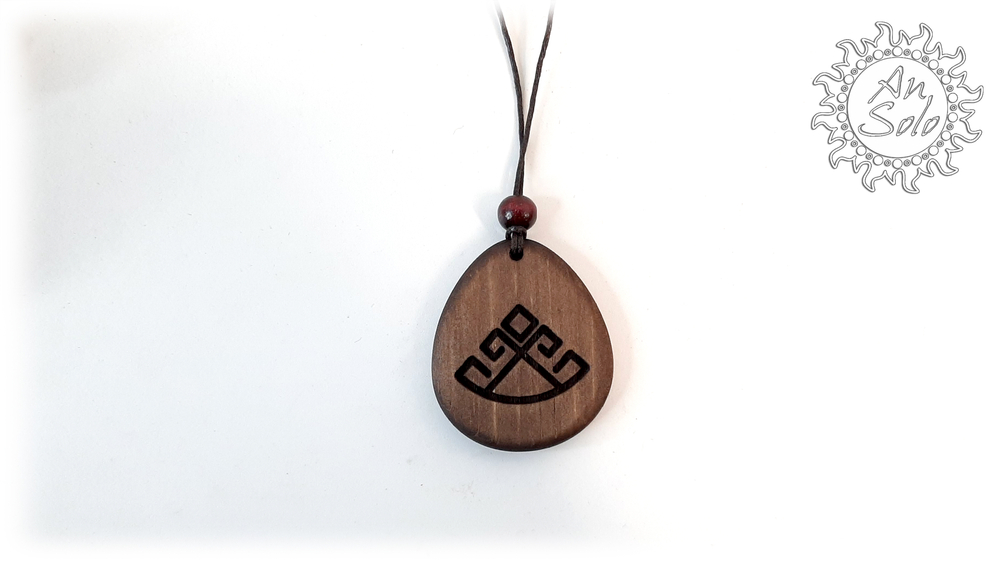 Оберег-капля "Лельник" из кедра