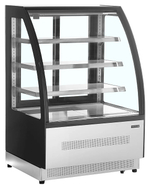 Витрина кондитерская TEFCOLD LPD900C/BLACK черная/нерж