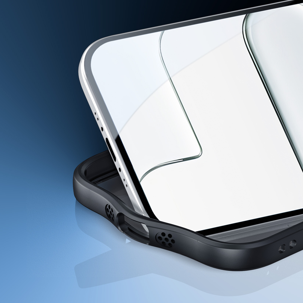 Чехол с мягкими черными рамками для смартфона iPhone Air, серия Aimo Series Case от Dux Ducis