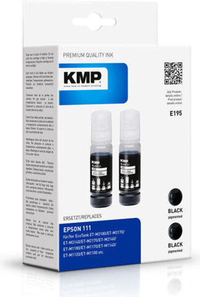 KMP 1649,0001 струйный картридж 2 шт Совместимый Черный