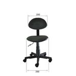 Кресло оператора "Стар", PL, без подлокотников, ткань серая