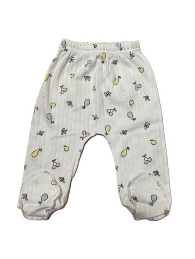 Ползунки на резинке из интерлока (100% хлопок) швы наружу на рост 62 см