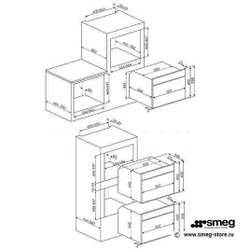 МИКРОВОЛНОВАЯ ПЕЧЬ SMEG SF4603MCNX