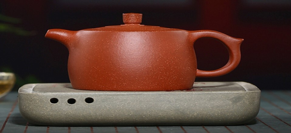 250060 Чайник ИСИН "ЦЗИНЛАНЬ-Колодезный сруб" В ПОДАР КОРОБКЕ 260мл, глина, красный