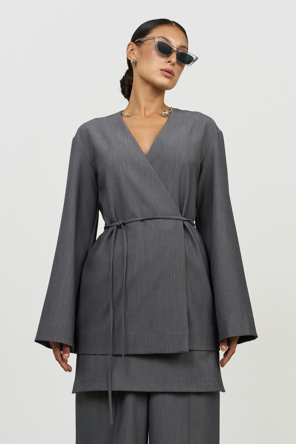 Блуза на запах