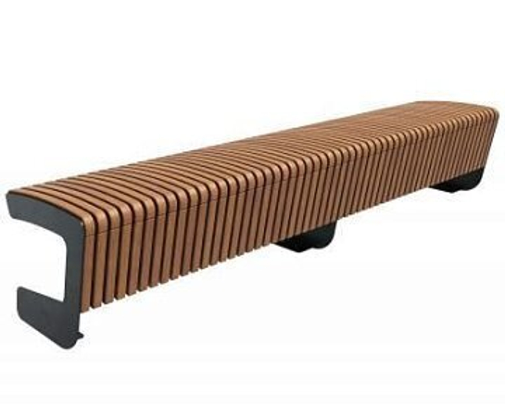 Скамейка стальная «Авиньон» без спинки