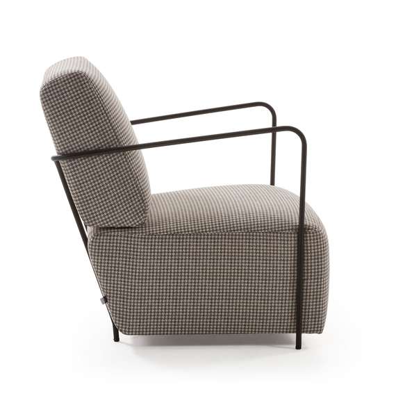 Кресло Gamer бежево-коричневая ткань