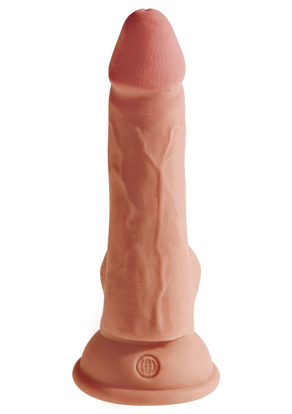 Кофейный фаллоимитатор на присоске 6,5 Triple Density Cock - 20,3 см. (Цвет: кофейный)