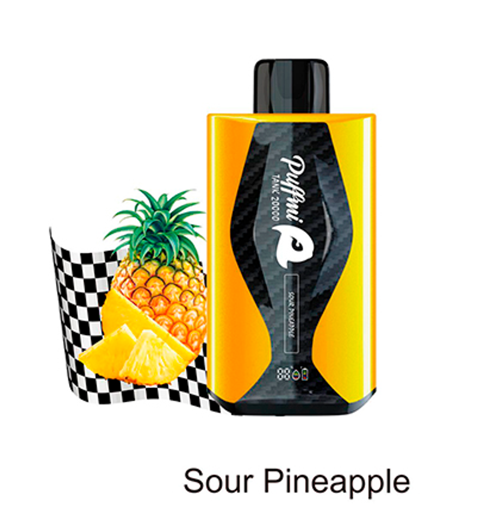 Puffmi 20000 Sour pineapple - Кислый ананас купить в Москве с доставкой по России