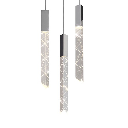 Подвесной светильник Trinity 3 chrome