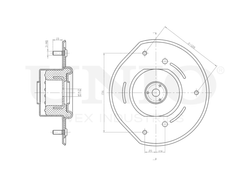 Опора амортизатора передняя UNIO RMP-13045