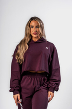 Худи Oversized Hoodie OWN YOUR POWER 433 Бордовый