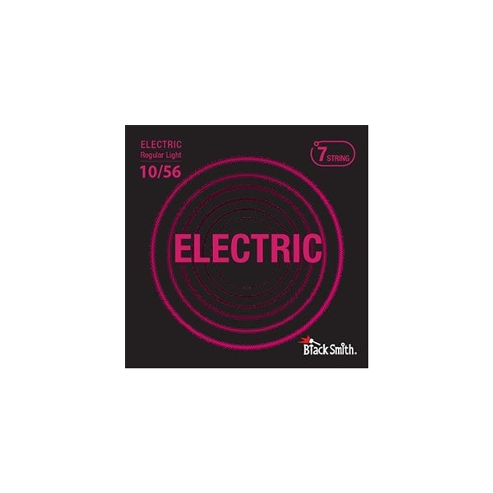 BlackSmith Electric Regular Light 10/56 7 string
