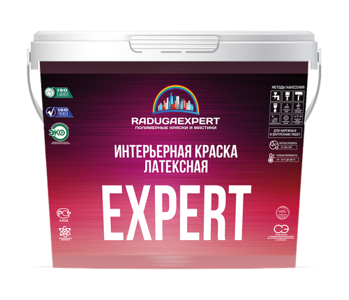 Краска латексная Expert Интерьер, 10 кг.