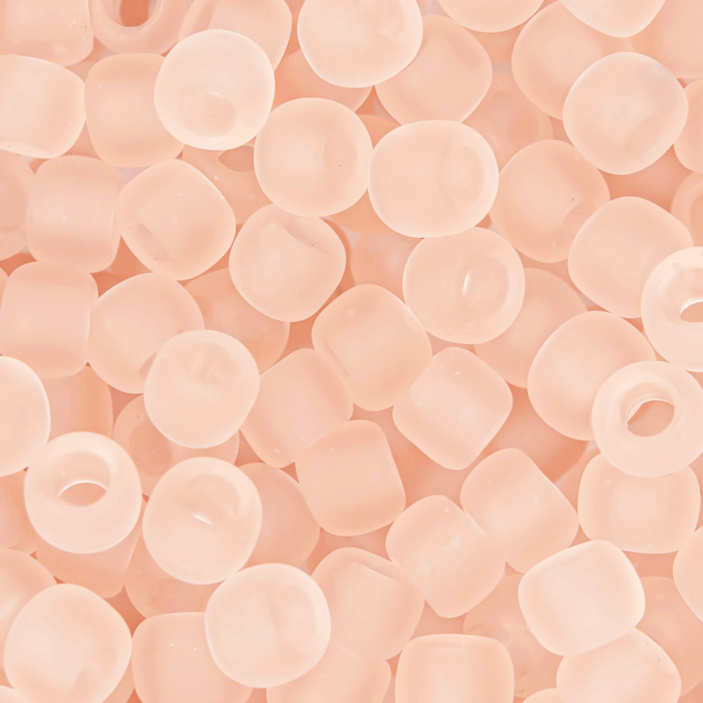 Японский бисер TOHO Round 6/0 (№11F), прозрачный матовый