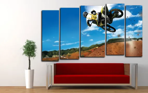 Модульная картина " Крутой вираж "