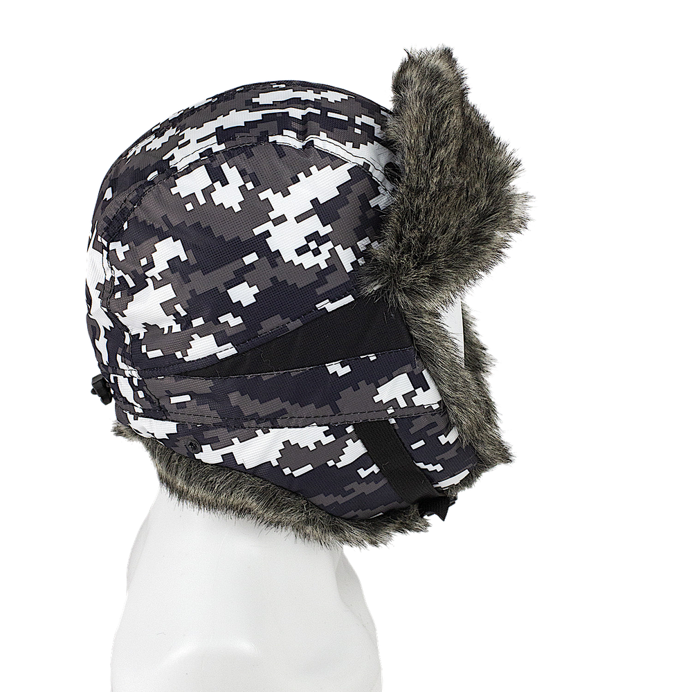 Шапка-ушанка Extreal Норд с Клином Мех барсук КМФ Цифра -