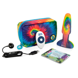 b-Vibe PEACE & LOVE TIE-DYE - Лимитированная анальная пробка