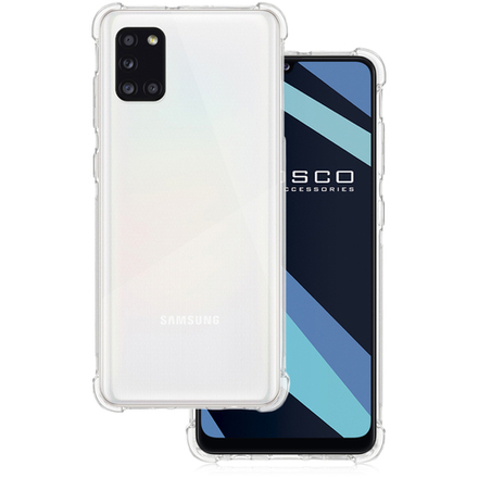Чехол ROSCO для Samsung Galaxy A31 оптом (арт. SS-A31-HARD-TPU-TRANSPARENT)