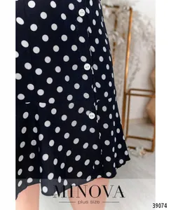 Платье 8613-темно-синий Minova