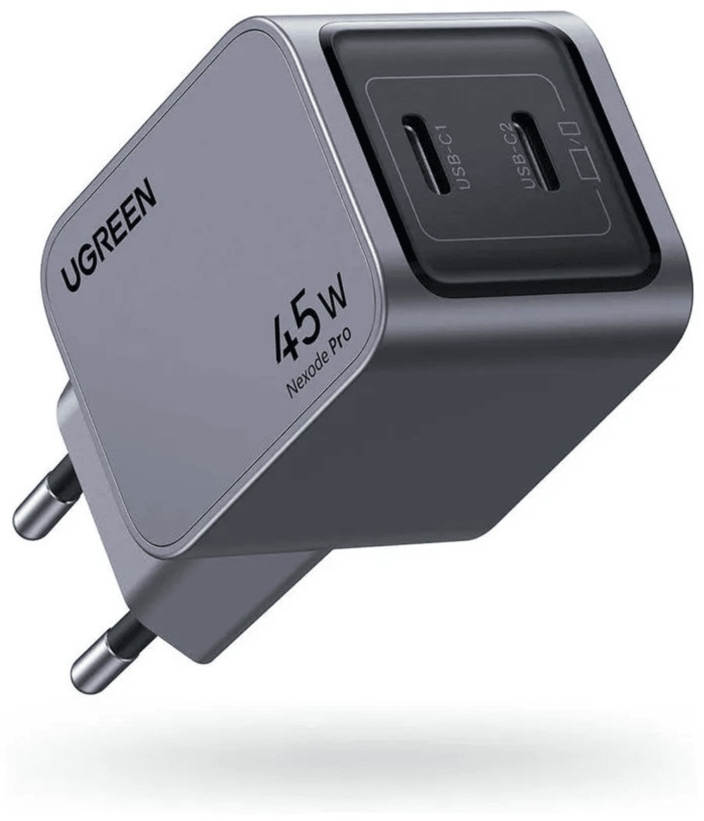 Зарядное устройство Ugreen X707 35008 USB Type-C серебристый