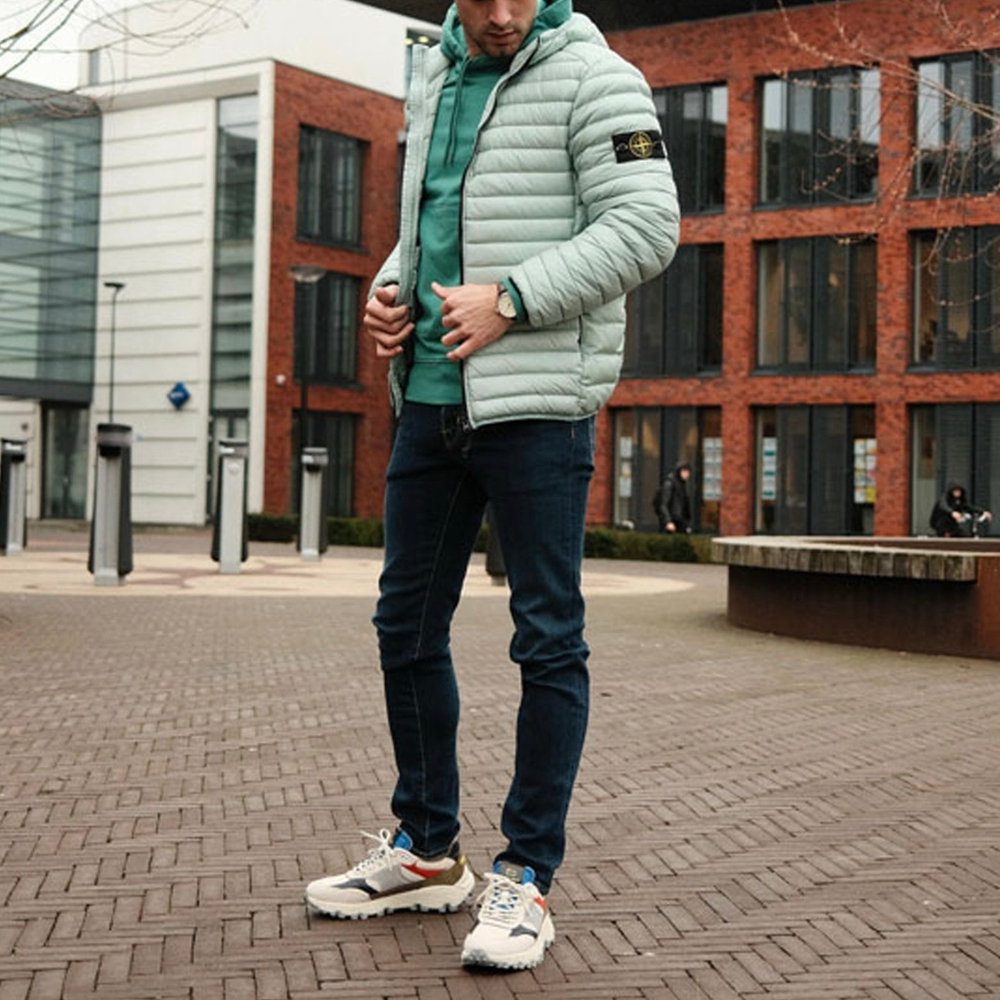 Пуховик Stone Island Loom Woven Down Chambers