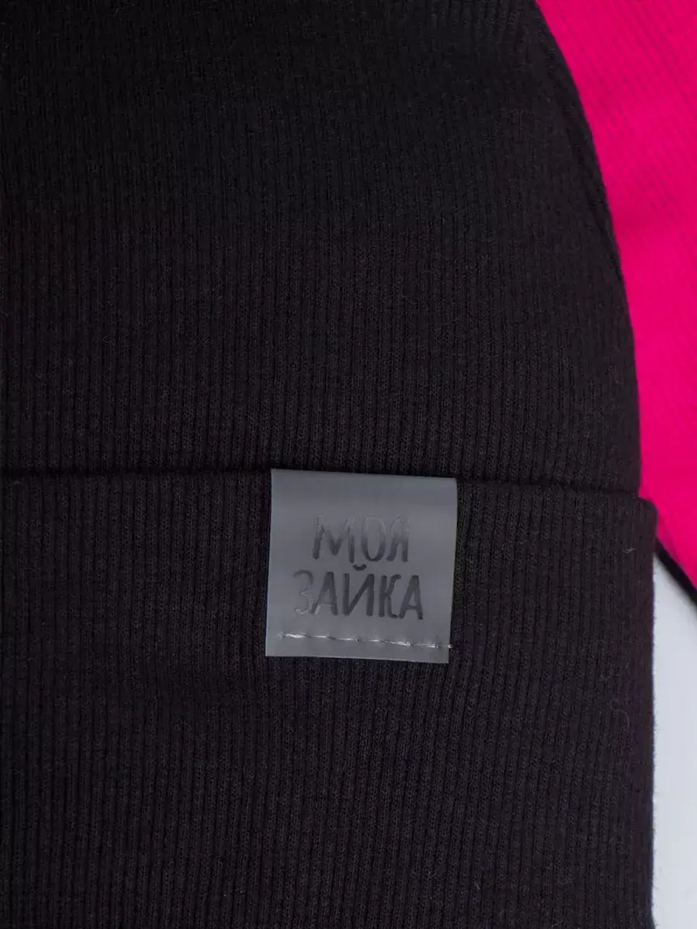 Шапка для девочек осенняя, с ушками и снудом