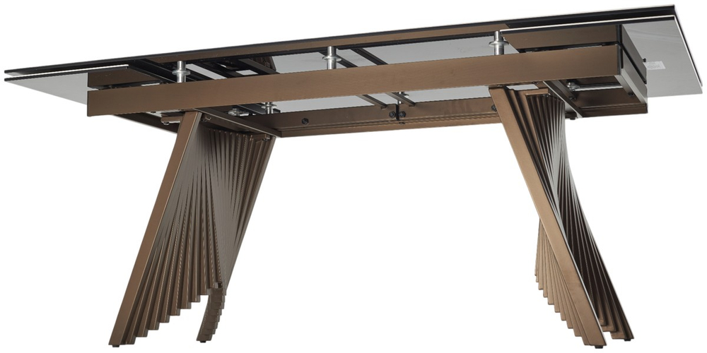 Стол М-City DISAUR Ивар (Ivar) 180 Tl-109 Серый Мрамор, Испанская керамика, Шоколадное Золото