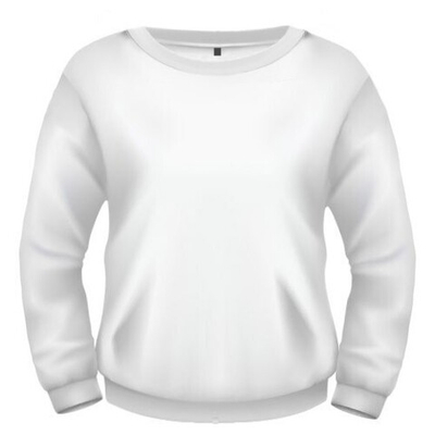 СВИТШОТ ЖЕНСКИЙ ФЛИС, 300 гр, белый, W-301 48 (L)