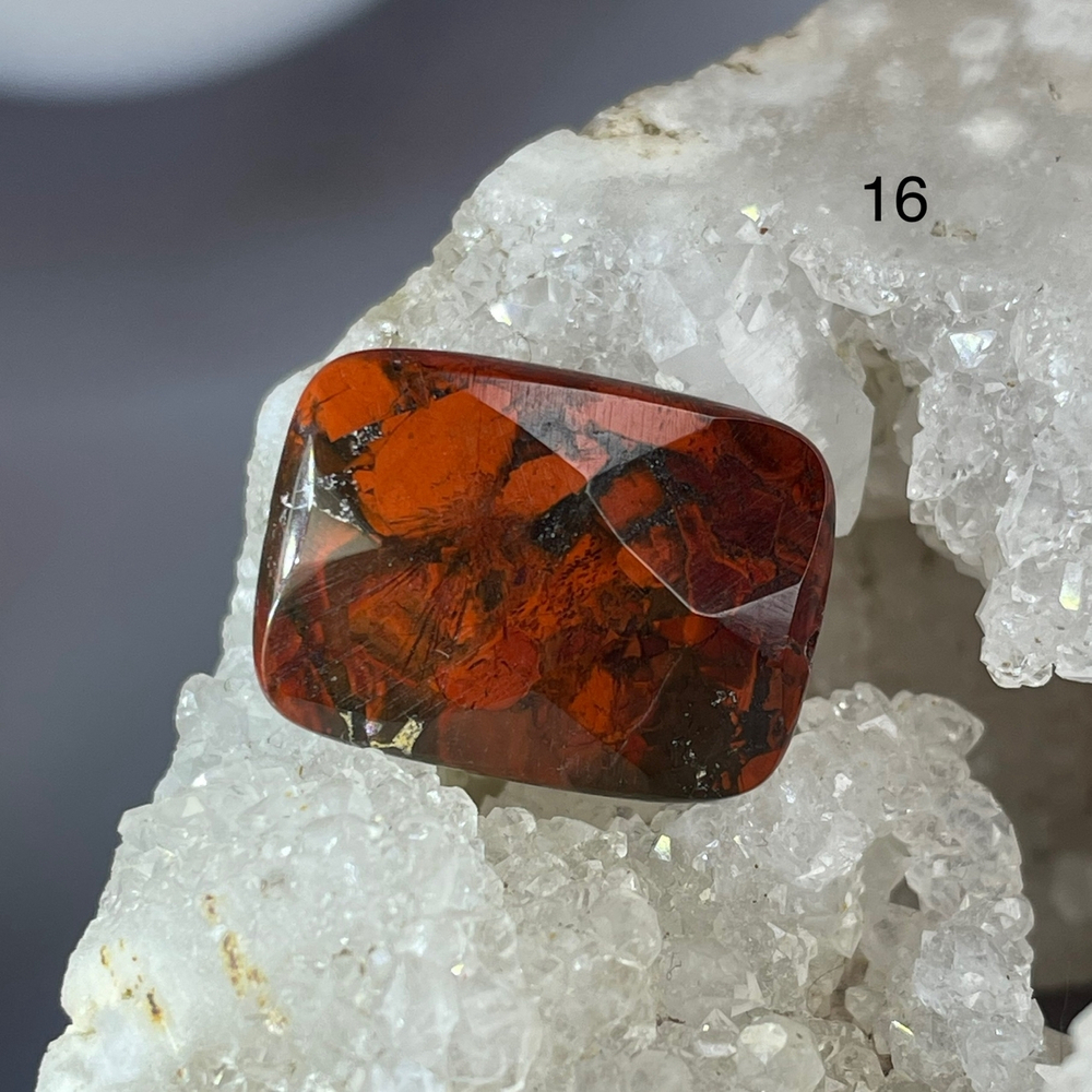 59415 Яшма Брекчиевая Бусина 13*18мм огр-74
