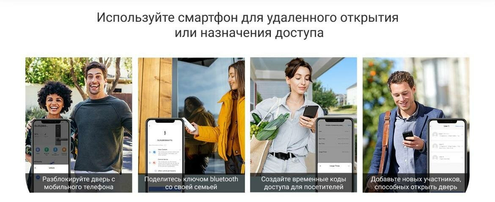 Биометрический электронный Wi-Fi дверной замок EZVIZ DL05.