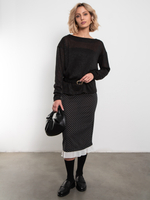 Юбка Париж (черный)