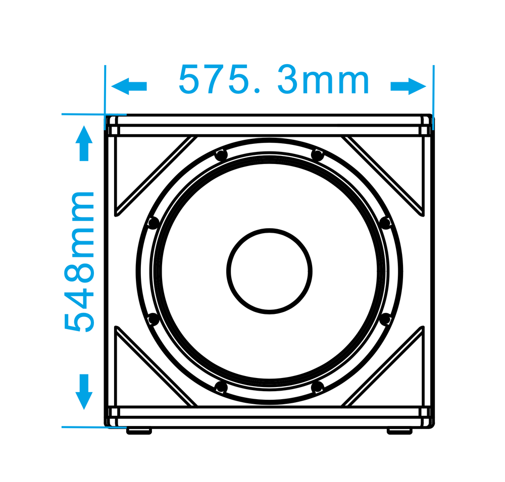 Пассивный сабвуфер ZM Audio KS18S — 1×18'' 800 Вт AES IP44