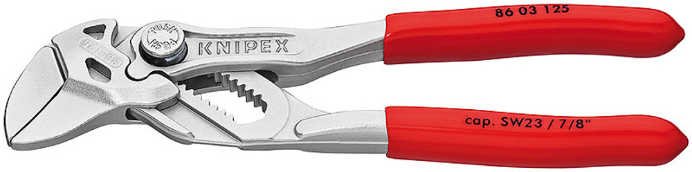 Переставные клещи хромированные 125 мм KNIPEX  8603125